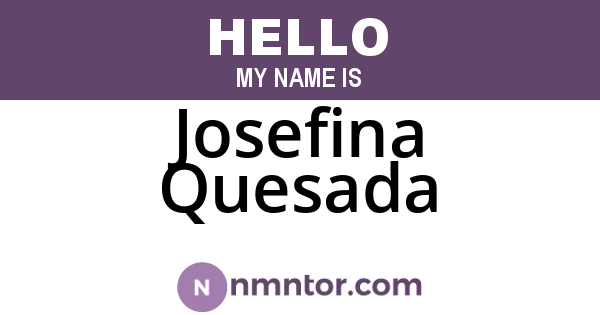 Josefina Quesada
