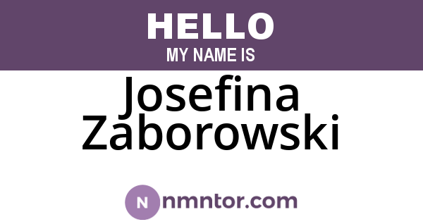 Josefina Zaborowski