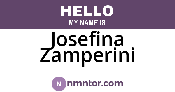 Josefina Zamperini