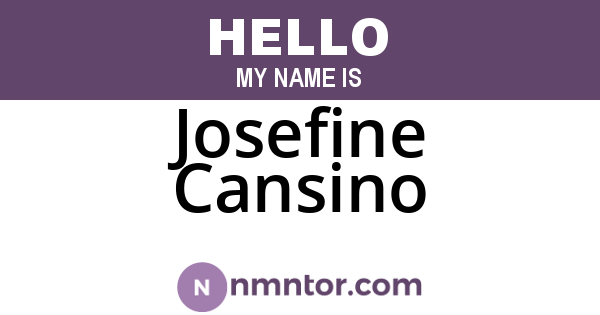 Josefine Cansino