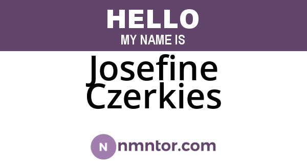 Josefine Czerkies
