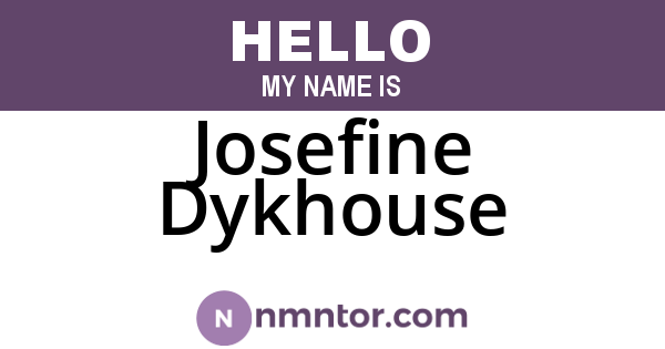 Josefine Dykhouse