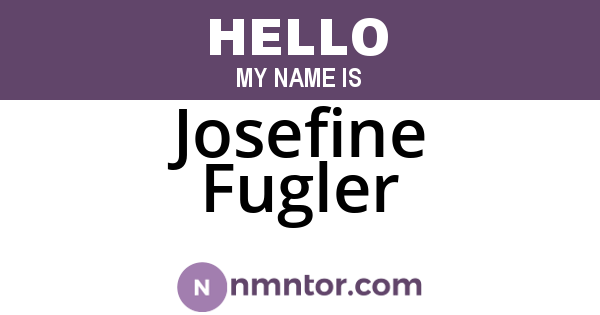 Josefine Fugler