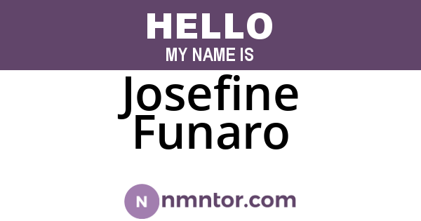 Josefine Funaro