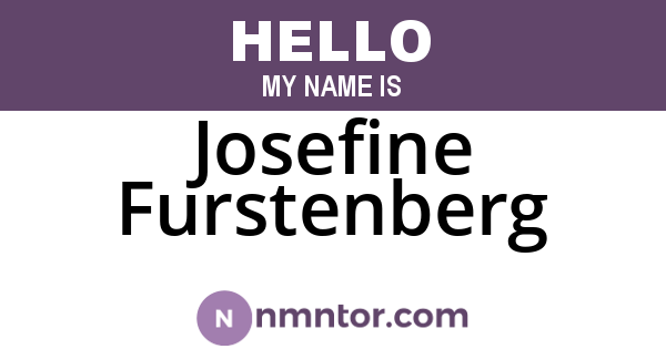 Josefine Furstenberg
