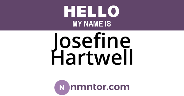 Josefine Hartwell