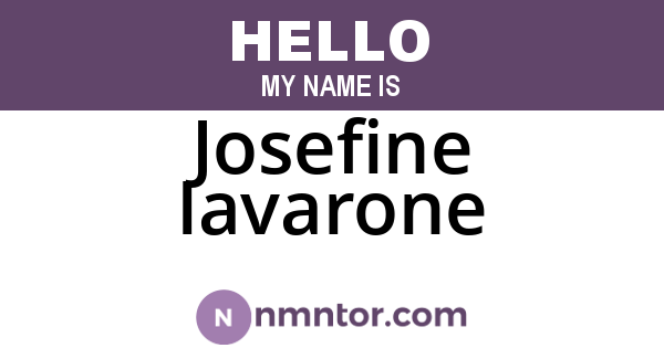 Josefine Iavarone