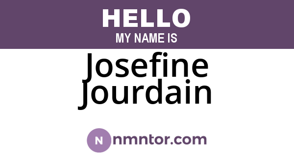 Josefine Jourdain