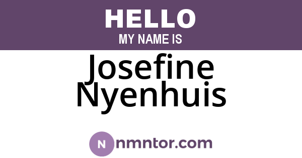 Josefine Nyenhuis