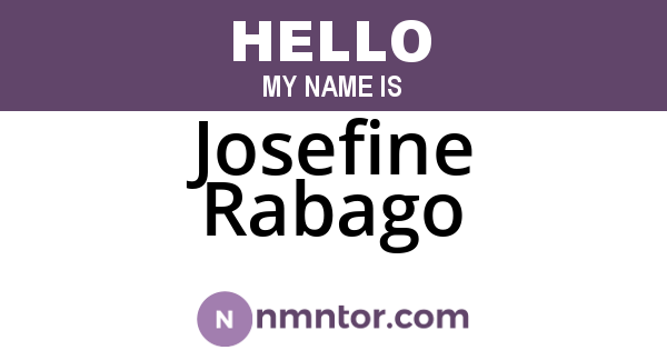 Josefine Rabago