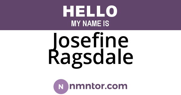 Josefine Ragsdale