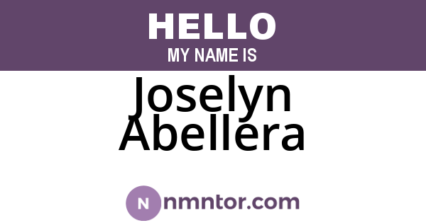 Joselyn Abellera