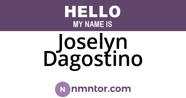 Joselyn Dagostino