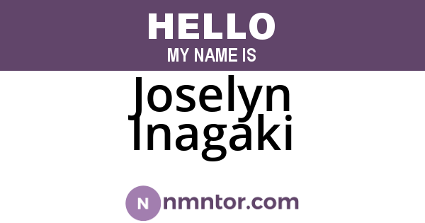 Joselyn Inagaki