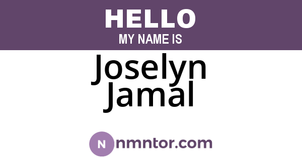 Joselyn Jamal