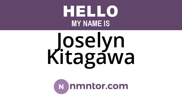 Joselyn Kitagawa
