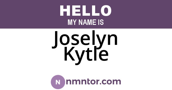 Joselyn Kytle