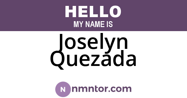 Joselyn Quezada