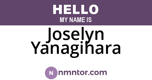 Joselyn Yanagihara