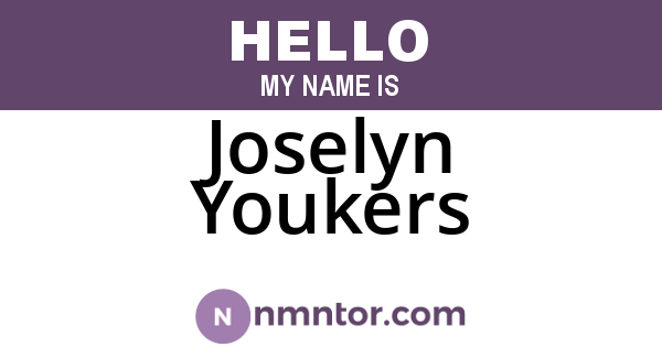 Joselyn Youkers