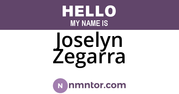 Joselyn Zegarra