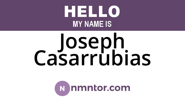 Joseph Casarrubias