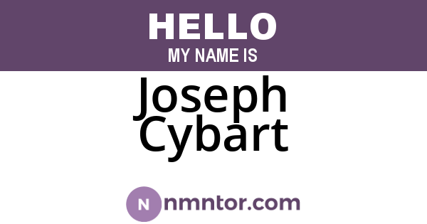 Joseph Cybart