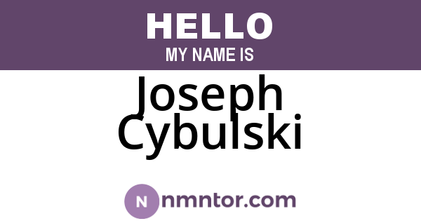 Joseph Cybulski