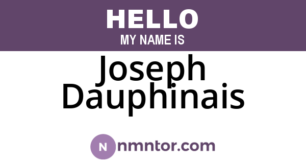 Joseph Dauphinais