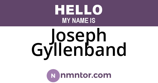 Joseph Gyllenband