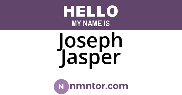 Joseph Jasper