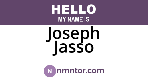 Joseph Jasso