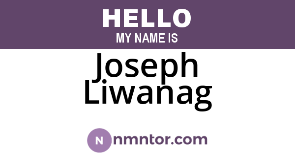 Joseph Liwanag