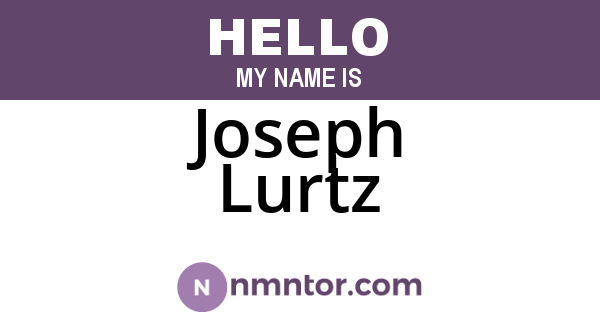 Joseph Lurtz
