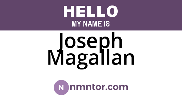 Joseph Magallan