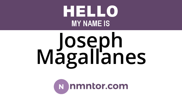 Joseph Magallanes