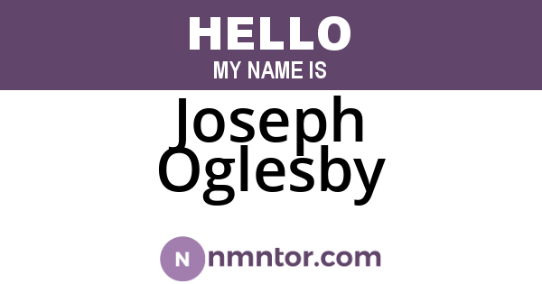 Joseph Oglesby