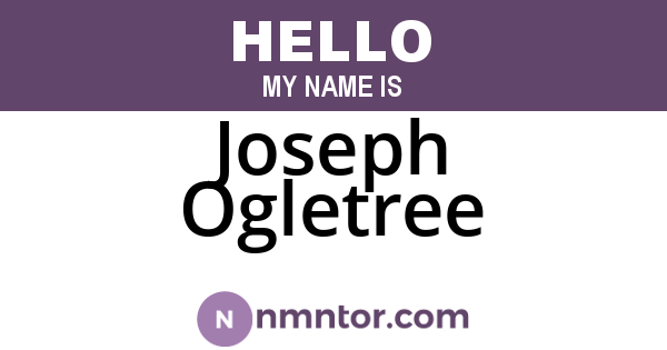 Joseph Ogletree