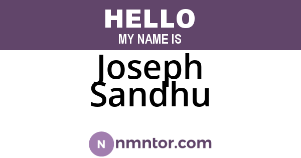 Joseph Sandhu