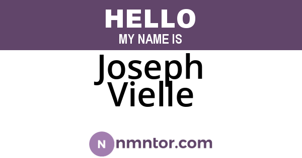 Joseph Vielle