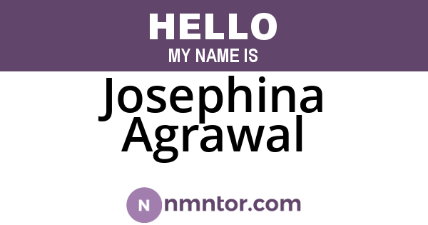 Josephina Agrawal