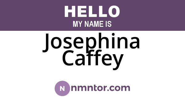 Josephina Caffey