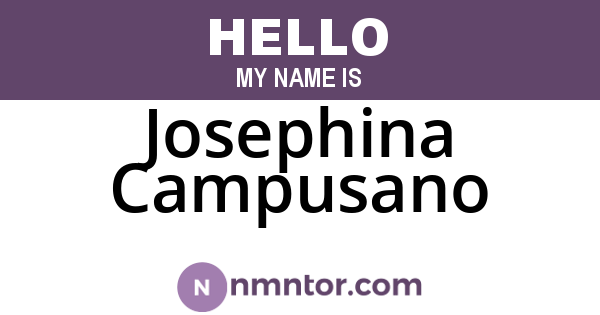 Josephina Campusano