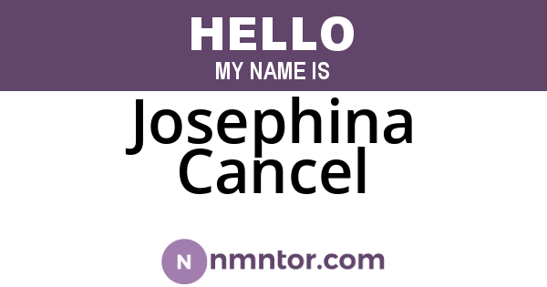Josephina Cancel