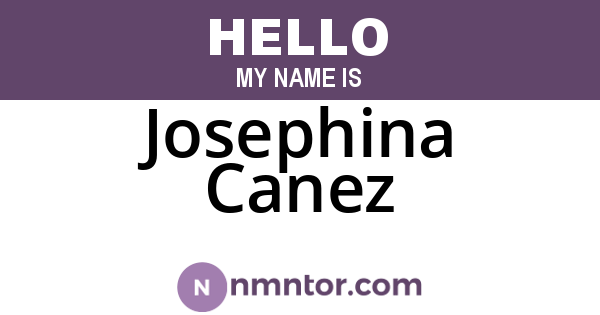 Josephina Canez