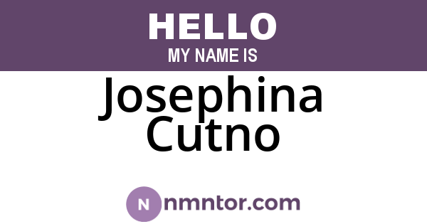 Josephina Cutno