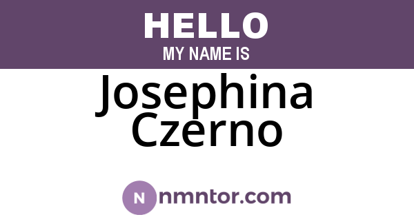 Josephina Czerno
