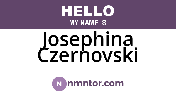 Josephina Czernovski
