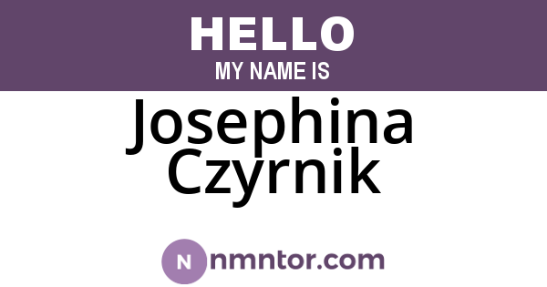 Josephina Czyrnik