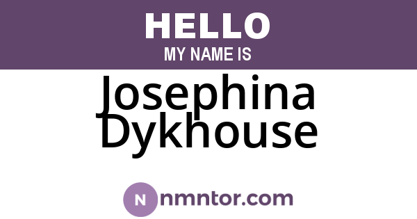 Josephina Dykhouse